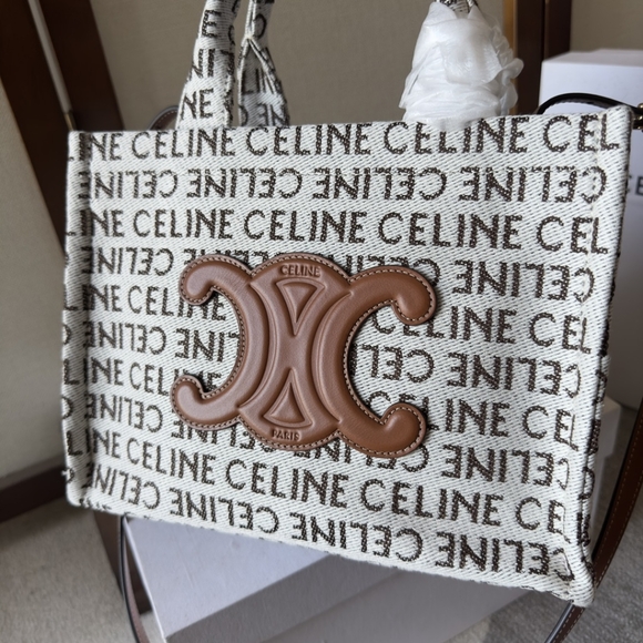 Celine fabric tote bag, handbag and crossbody bag - Picture 7 of 8